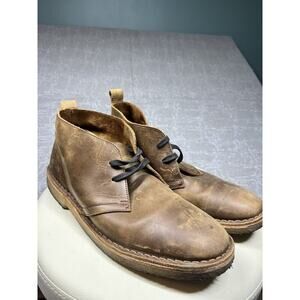 Rhodes Brown Leather Chukka Lace Up Casual Boot Mens Size 11